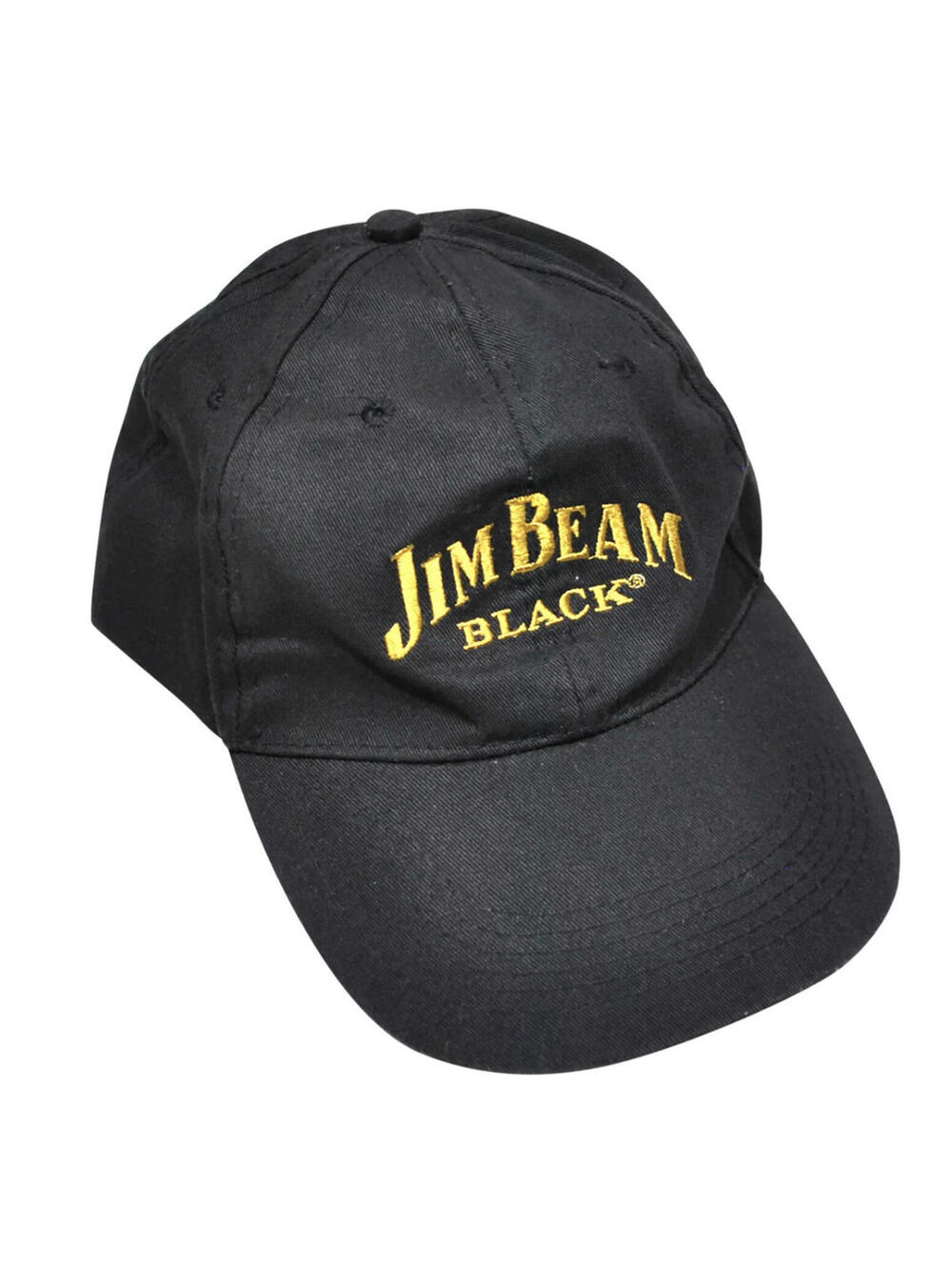 Vintage Jim Beam Whisky Black Strap Hat Cap